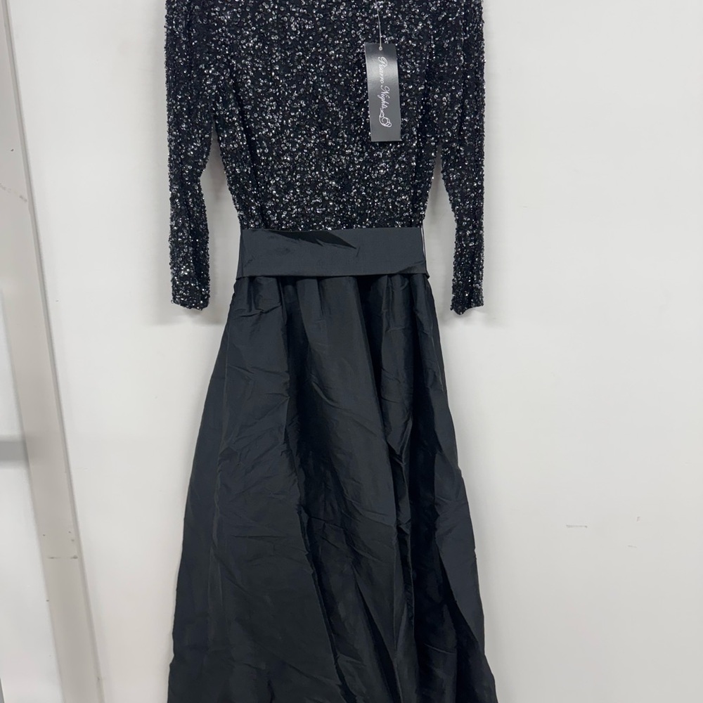 Pisarro Nights Black Sequin Dress